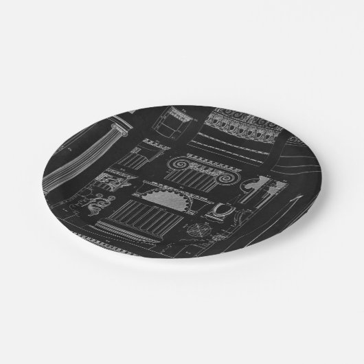 Grafische architectuur IV Papieren Bordje (Gekanteld)