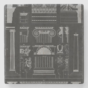 Grafische architectuur IV Stenen Onderzetter