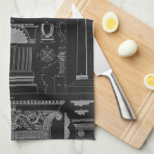 Grafische architectuur IV Theedoek (Quarter Fold)