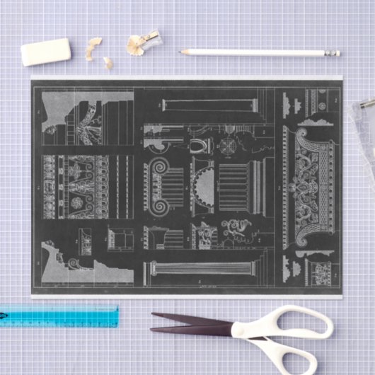 Grafische architectuur IV Tissuepapier (Craft)