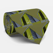 Grafische Architectuur Stropdas (Opgerold)