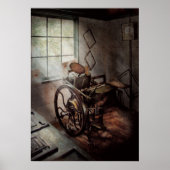 Grafische artiest - De bescheiden drukpers Poster (Voorkant)