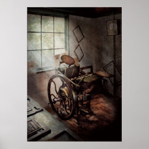 Grafische artiest - De bescheiden drukpers Poster