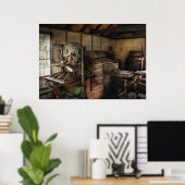 Grafische artiest - de drukkerij poster (Thuiskantoor)