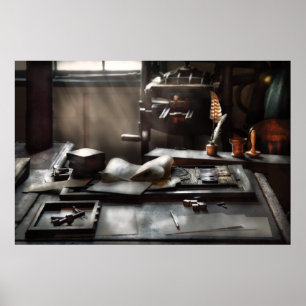 Grafische artiest - Op de Kantoor Printers Poster