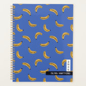 Grafische bananen - tropisch fruit gepersonaliseer planner (Voorkant)