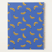 Grafische bananen - tropisch fruit gepersonaliseer planner (Achterkant)