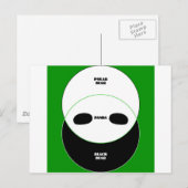 Grafische Beren Briefkaart (Voorkant / Achterkant)