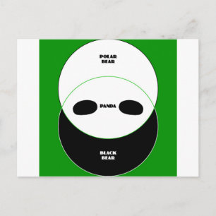 Grafische Beren Briefkaart