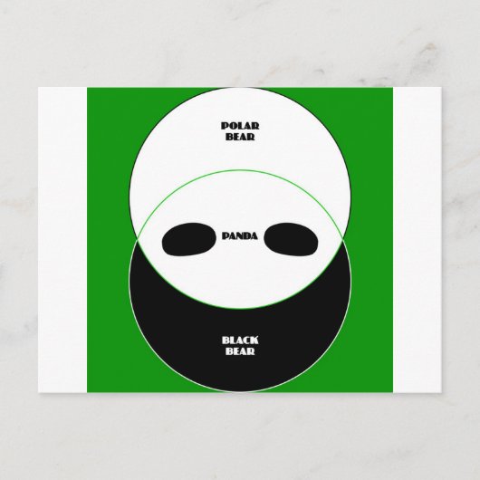 Grafische Beren Briefkaart (Voorkant)