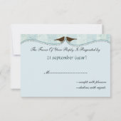 Grafische blauwe vogelkooi, liefdesvogels RSVP 3,5 (Achterkant)