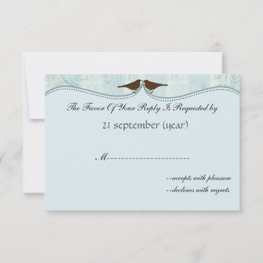 Grafische blauwe vogelkooi, liefdesvogels RSVP 3,5 (Achterkant)