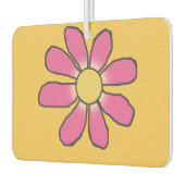 Grafische Bloem Roze/Blauw Revisible Luchtverfrisser (Links)