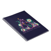 Grafische Bloemendoodshallo's Notitieboek (Rechterzijde)