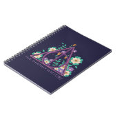 Grafische Bloemendoodshallo's Notitieboek (Linkerzijde)