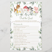 Grafische boerderijdieren Greenery vind het gastsp (Voorkant)