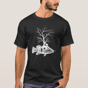 Grafische Boom Vissengarnaal Groeper T-shirt