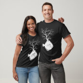 Grafische Boom Vistangstok Vis Bot 1 T-shirt (Unisex)