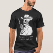 Grafische Colters Ars Muur Drifting Cowpoke Quote T-shirt (Voorkant)