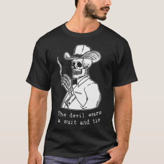 Grafische Colters Ars Muur Drifting Cowpoke Quote T-shirt
