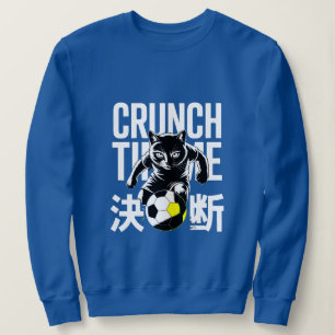 Grafische Crunch Time Voetbal Kat Voor Atleten & T Trui