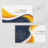 GRAFISCHE DESIGNER VISITEKAARTJE (Voorkant / Achterkant)