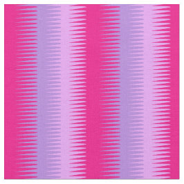 Grafische dogtooth streep patroon roze paarse stof