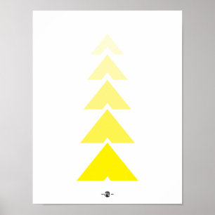 GRAFISCHE DRIANGELART POSTER