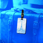 Grafische Eiffeltoren Bagagelabel