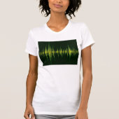 Grafische Equalizer Dames T-Shirt (Voorkant)