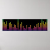 Grafische equalizer poster (Voorkant)