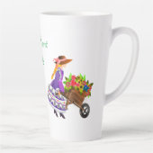 Grafische Floral Latte Mok (Rechts)