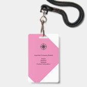 GRAFISCHE FOTO-ID SPECIAL EVENT-PAS BADGE (Achterkant met lanyard)