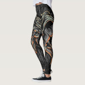 Grafische Fusie Leggings (Links)