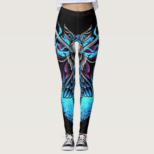 Grafische Fusie Leggings (Voorkant)