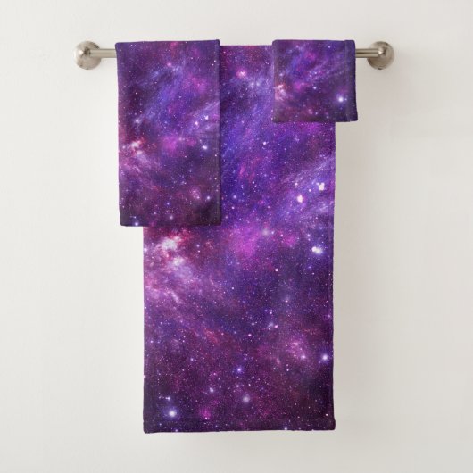 Grafische Galaxy badkamer handdoek set (Insitu)