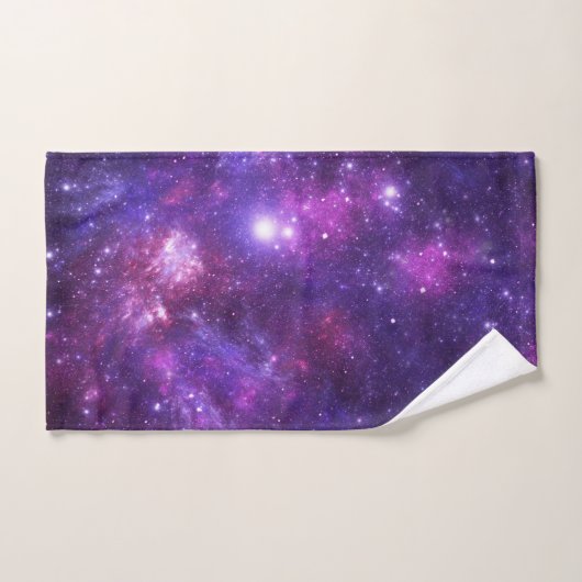 Grafische Galaxy badkamer handdoek set (Handdoek)
