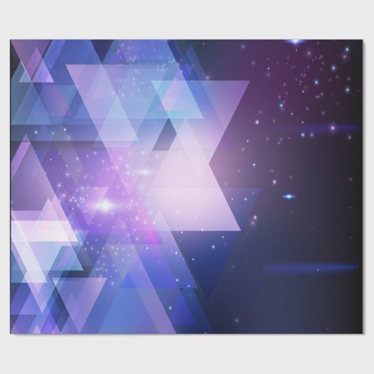 Grafische Galaxy Wrapping Gift Paper Cadeaupapier (Vlak)