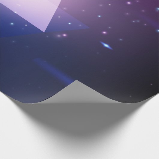 Grafische Galaxy Wrapping Gift Paper Cadeaupapier (Hoek)