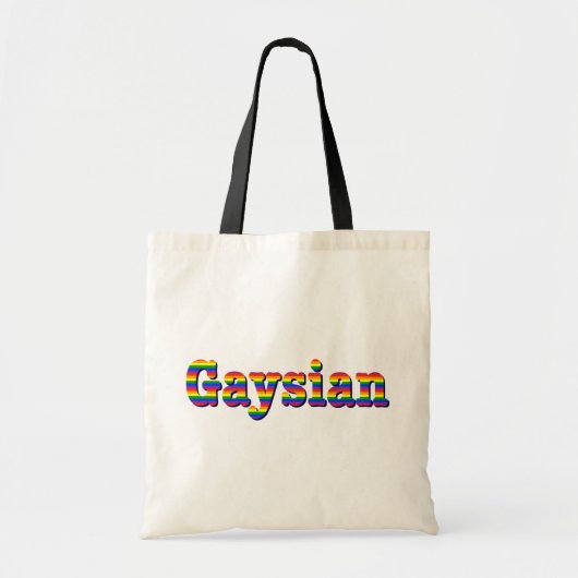 Grafische Gaysian Tote Bag (Voorkant)