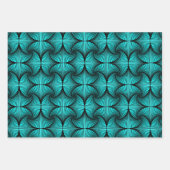 Grafische geometrische 3D Scallop Fan Variety Pack Inpakpapier Vel (Voorkant 2)