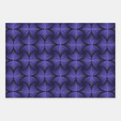 Grafische geometrische 3D Scallop Fan Variety Pack Inpakpapier Vel (Voorkant)