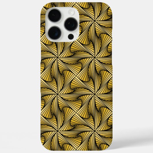Grafische geometrische 3D spiraalvormige twist gee Case-Mate iPhone Case (Achterkant)