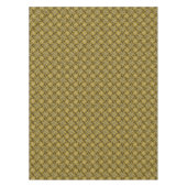 Grafische geometrische 3D spiraalvormige twist gee Tafelkleed (Voorkant)