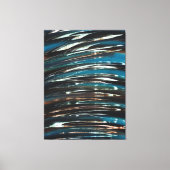 Grafische golfgolf canvas afdruk (Voorkant)