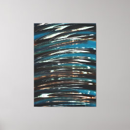 Grafische golfgolf canvas afdruk