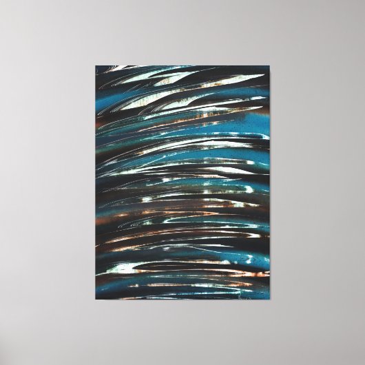 Grafische golfgolf canvas afdruk (Voorkant)