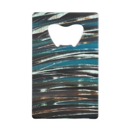 Grafische golfgolf creditkaart flessenopener