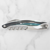 Grafische golfgolf kurkentrekker (Achterkant)