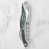 Grafische golfgolf kurkentrekker (Achterkant)